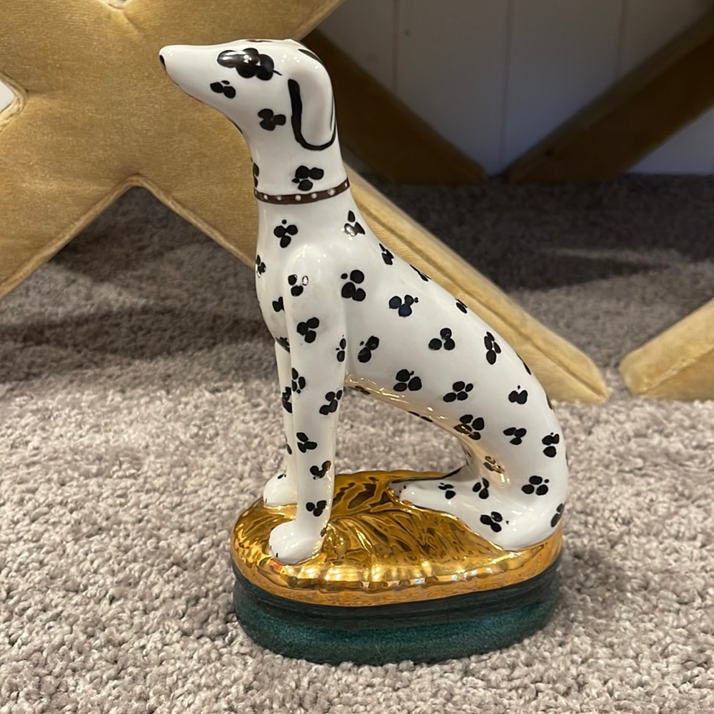 Staffordshire Dalmatian bookend